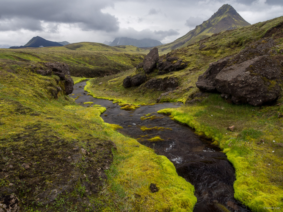 Stórasúla, sur le trek Skogar - Landmannalaugar.