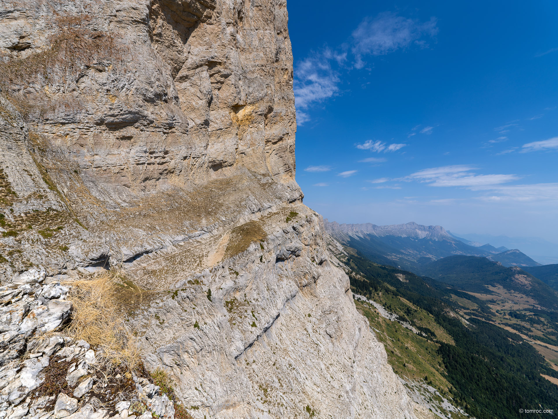 La vire du Grand Veymont